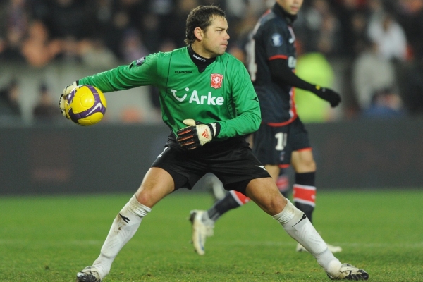 Brankář nizozemského Twente Sander Boschker.