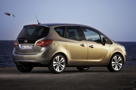Třetí nejvyšší počet bodů získal Opel Meriva.