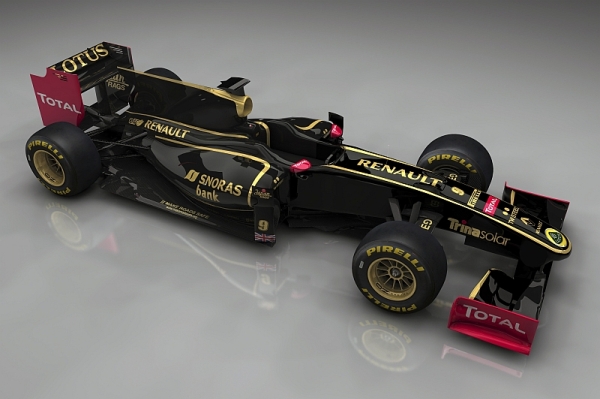 Chystaná podoba vozu týmu Lotus Renault GP.