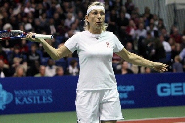 Legendární Martina Navrátilová. Legendární Martina Navrátilová.