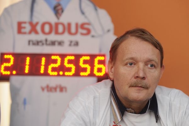 Předseda Lékařského odborového svazu Martin Engel: Kolegové ze Slovenska nás podpoří.