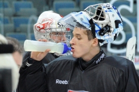 Gólman Jakub Štěpánek.