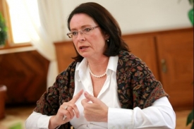 Předsedyně sněmovny Miroslava Němcová.