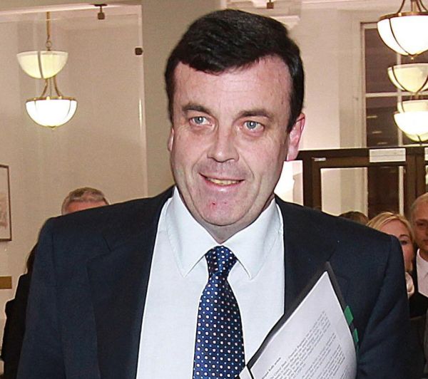 Irský ministr financí Brian Lenihan.