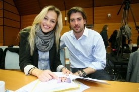 Česká Miss 2006 Renata Langmannová a Josef Karas.
