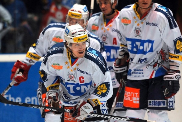 Hokejisté Pardubic, loňští mistři extraligy.