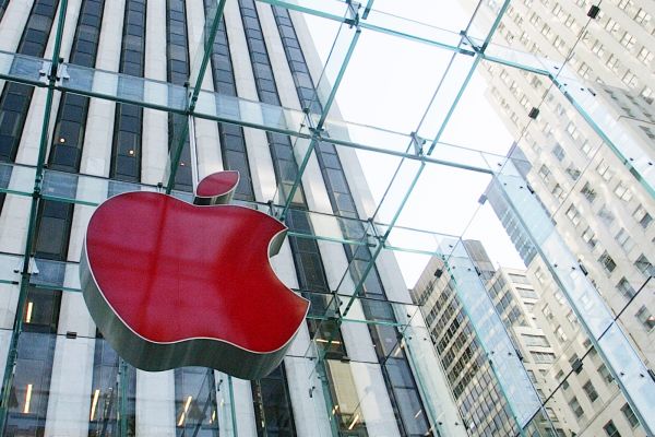 Notoricky známé logo firmy Apple. 