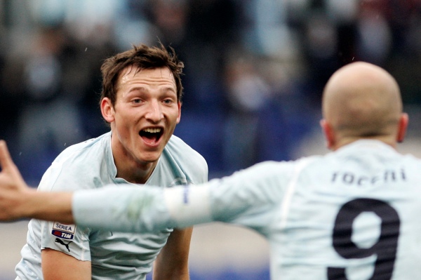 Libor Kozák oslavuje svůj podíl na rozhodující brance.