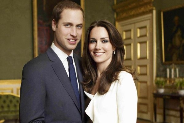 Princ William a Kate Middletonová. 