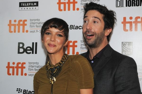 David Schwimmer s manželkou Zoe Buckmanovou.
