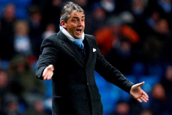 Trenér Manchesteru City Roberto Mancini by rád do týmu získal Edina Džeka.