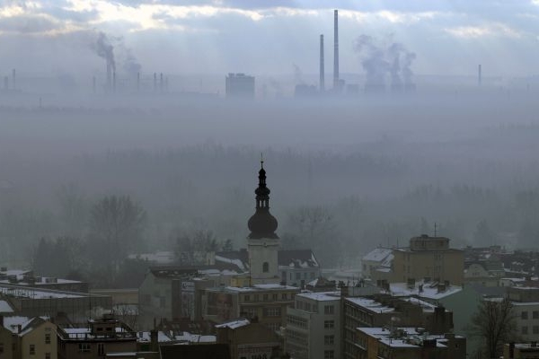 Ostrava i o Štědrém dni špatně dýchá.