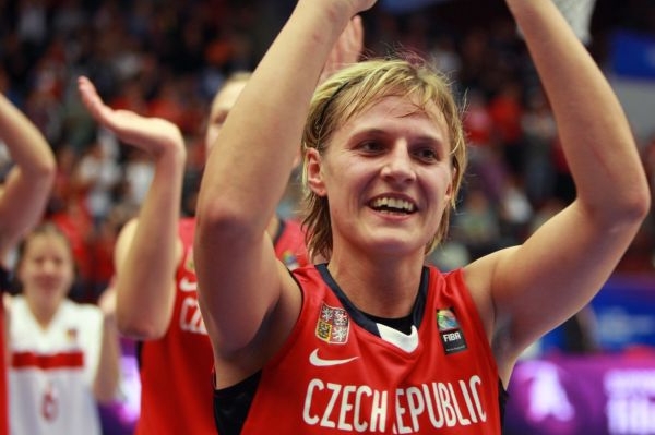 Hana Horáková po vítězném čtvrtfinále MS nad Austrálií.