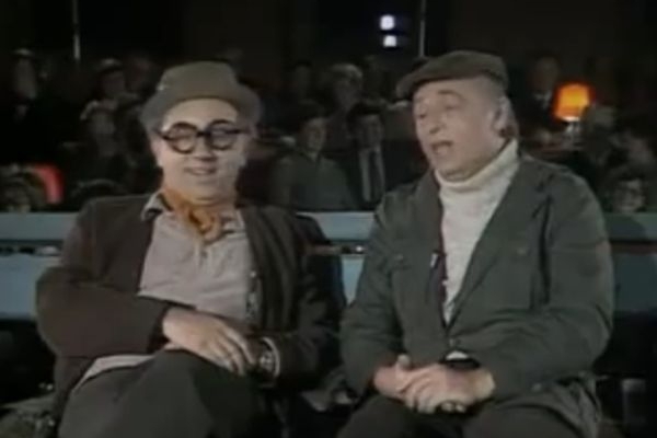 Viktor Maurer s komikem Felixem Holzmannem.