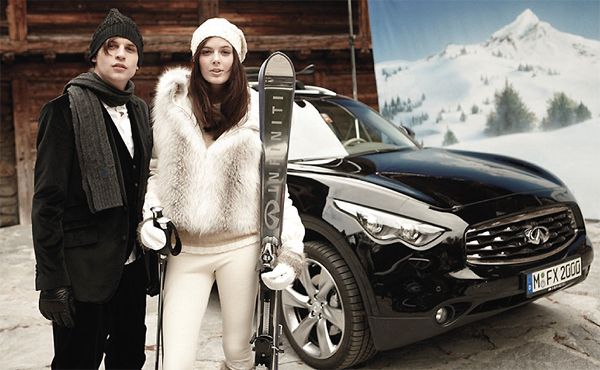 Elegantní lyže pro ty co nevědí, co s penězi. Elegantní lyže pro ty co nevědí, co s penězi.