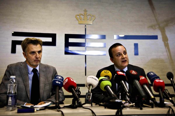Mluvčí dánských tajných služeb PET. Mluvčí dánských tajných služeb PET.