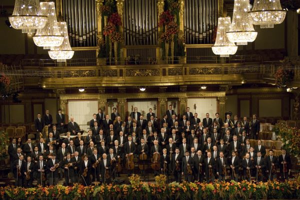 Slavnostní novoroční koncert Vídeňských filharmoniků.