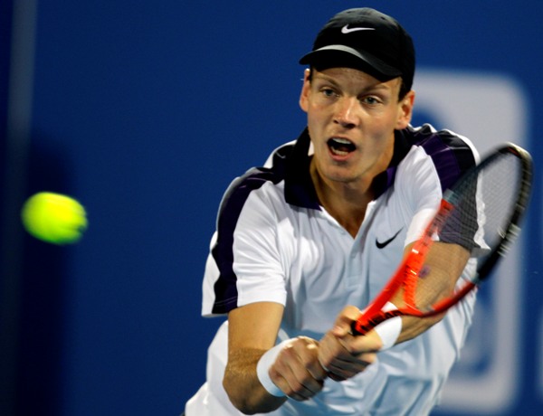 Tomáš Berdych třetí místo v Abú Dhabí nevybojoval.