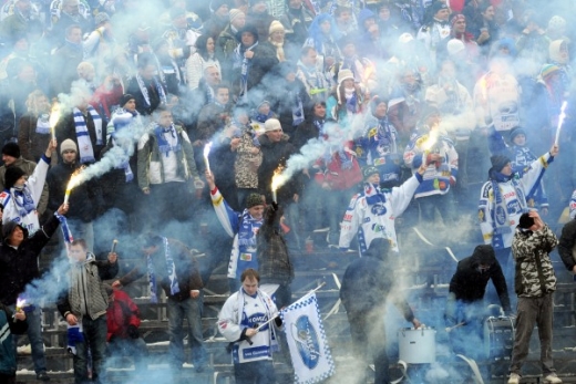 Do Pardubic dorazily i tisíce fanoušků z Brna.