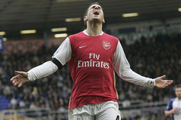 Kapitán fotbalistů Arsenalu Cesc Fabregas.