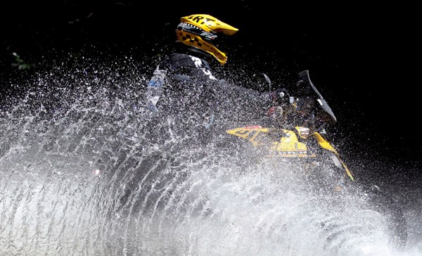 Martin Plechatý na své čtyřkolce během Rallye Dakar.