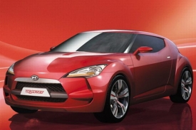 Hyundai Veloster, který byl představený jako koncept.