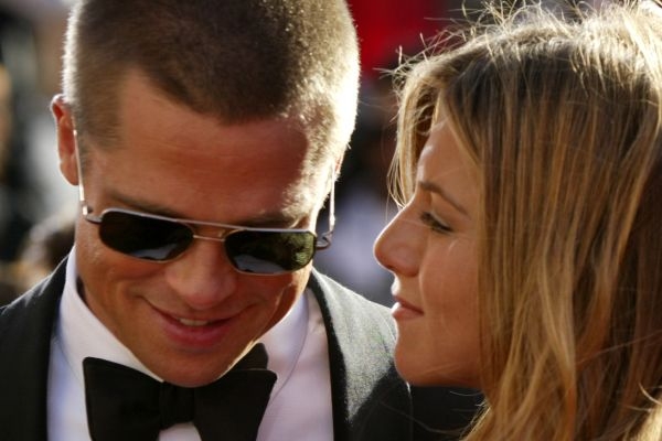 Brad Pitt s dnes už bývalou manželkou Jennifer Anistonovou.