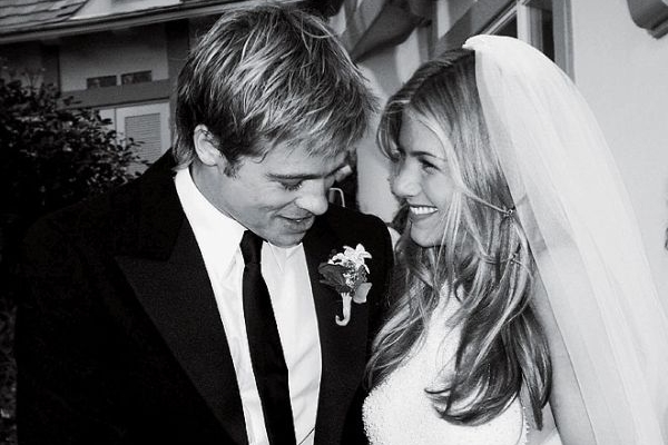 Brad Pitt a Jennifer Anistonová.