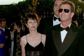 Mel Gibson se ženou.