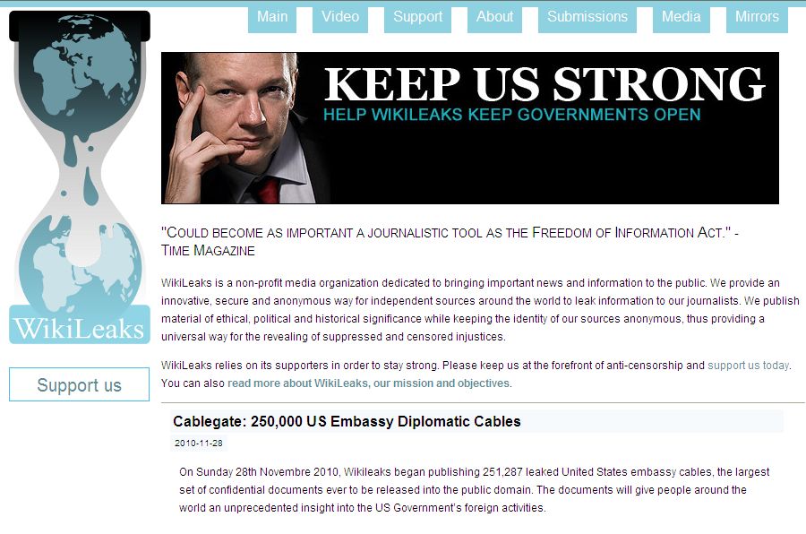 Wikileaks.