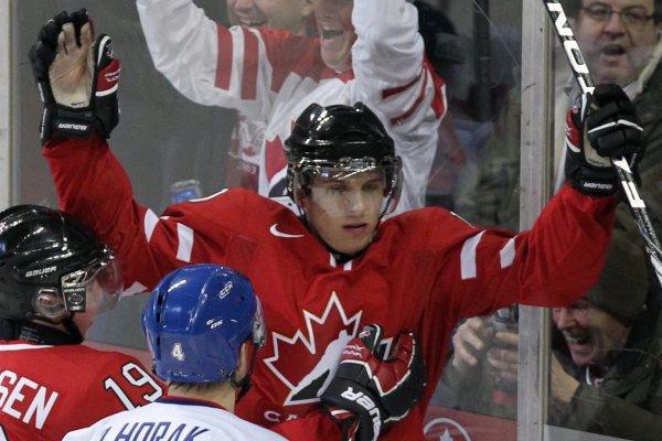 Brayden Schenn byl hvězdou šampionátu, na zlato to ale Kanadě nestačilo.