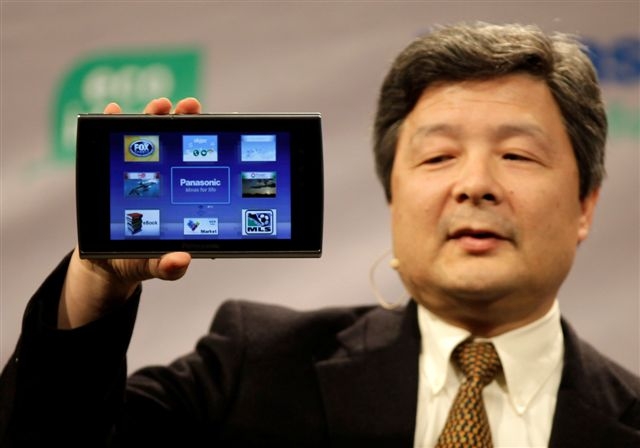 Shiro Kitajima z Panasonic představuje Viera Tablet.