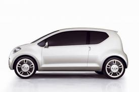Boční profil odhaluje linie VW Up!.