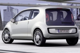 Zadní partie malého městského vozítka VW Up!.