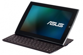 Asus Eee Pad Slider se zásuvnou klávesnicí.