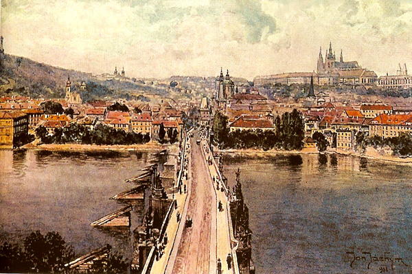 Z Karlova mostu skočil v neděli 8. ledna 1911 lakýrník Antonín Kejmar. Hrozila mu výpověď v práci. Z Karlova mostu skočil v neděli 8. ledna 1911 lakýrník Antonín Kejmar. Hrozila mu výpověď v práci.