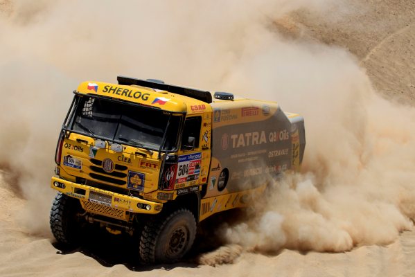 Aleš Loprais se svojí tatrovkou na letošním ročníku Rallye Dakar.