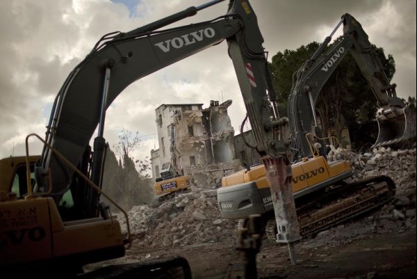 Izraelci zboří hotel, aby mohli postavit nové byty ve východním Jeruzalémě.