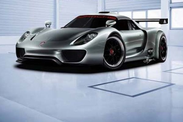 Porsche 918 RSR, které má pod kapotou 767 koní.