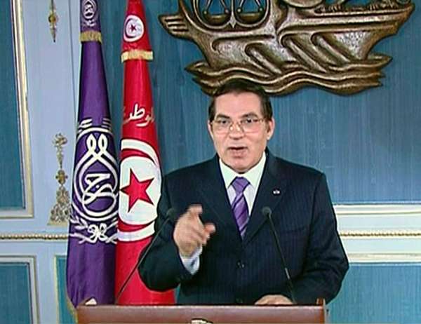 Prezident Tuniska chce podle svých slov skončit roku 2014.