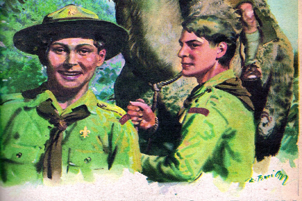 Skauti na obálce časopisu Junák ze 16. srpna 1970. 