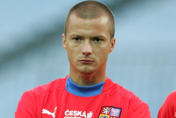Václav Svěrkoš v reprezentačním dresu. Václav Svěrkoš v reprezentačním dresu.