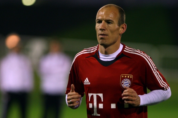 Arjen Robben z Bayernu Mnichov.