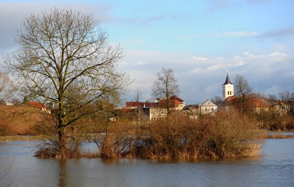 Záplavy způsobené táním sněhu a dešťovými srážkami v první polovině týdne začínají odeznívat.