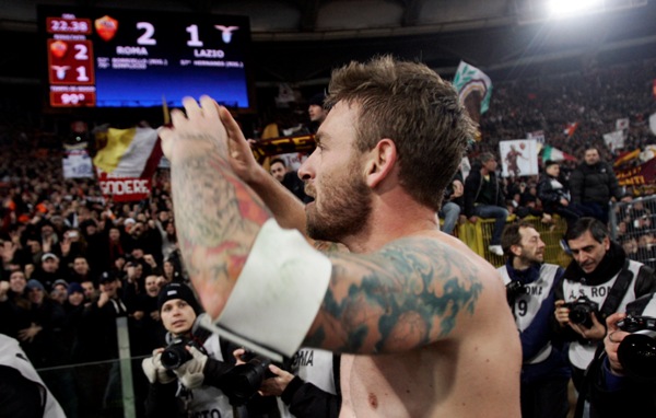 AS Řím vyhrálo pohárove derby nad Laziem.