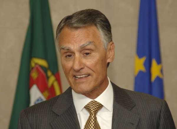 Portugalský prezident Cavaco Silva. 