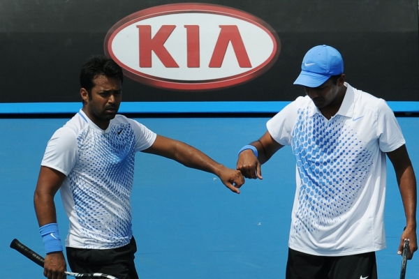 Mahéš Bhúpathí (vpravo) a Leander Paes měli provokovat své soupeře.