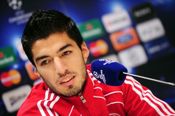 Útočník Ajaxu Luis Suárez.