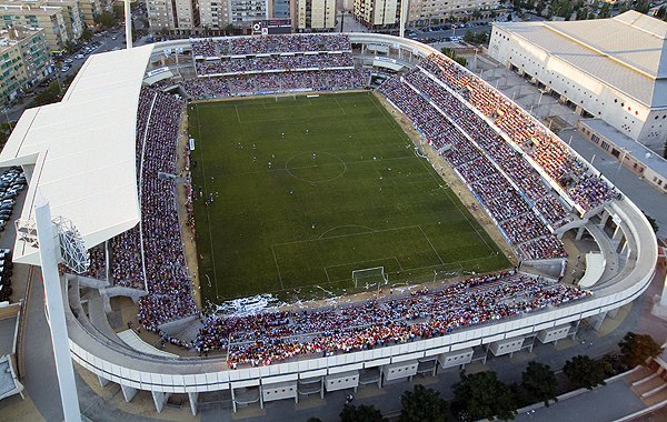 Stadion Estadio de Los Cármenes v Granadě.