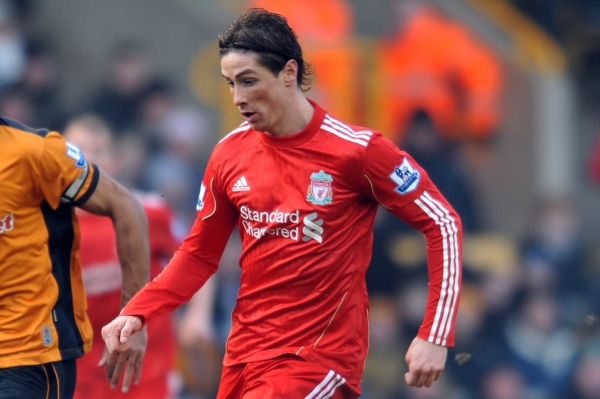 Fernando Torres z Liverpoolu.